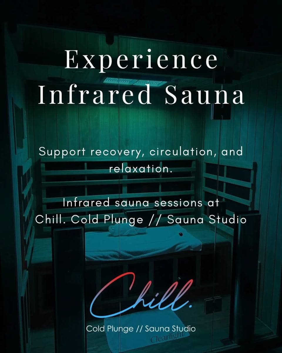 Chill. Cold Plunge // Sauna Studio — studio branding, Overland Park, KS