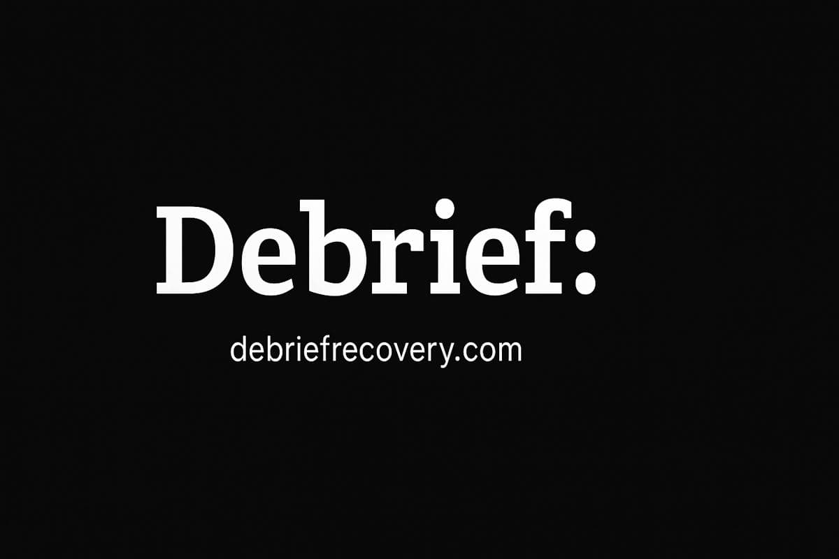 Debrief — studio branding, Norwood, MA