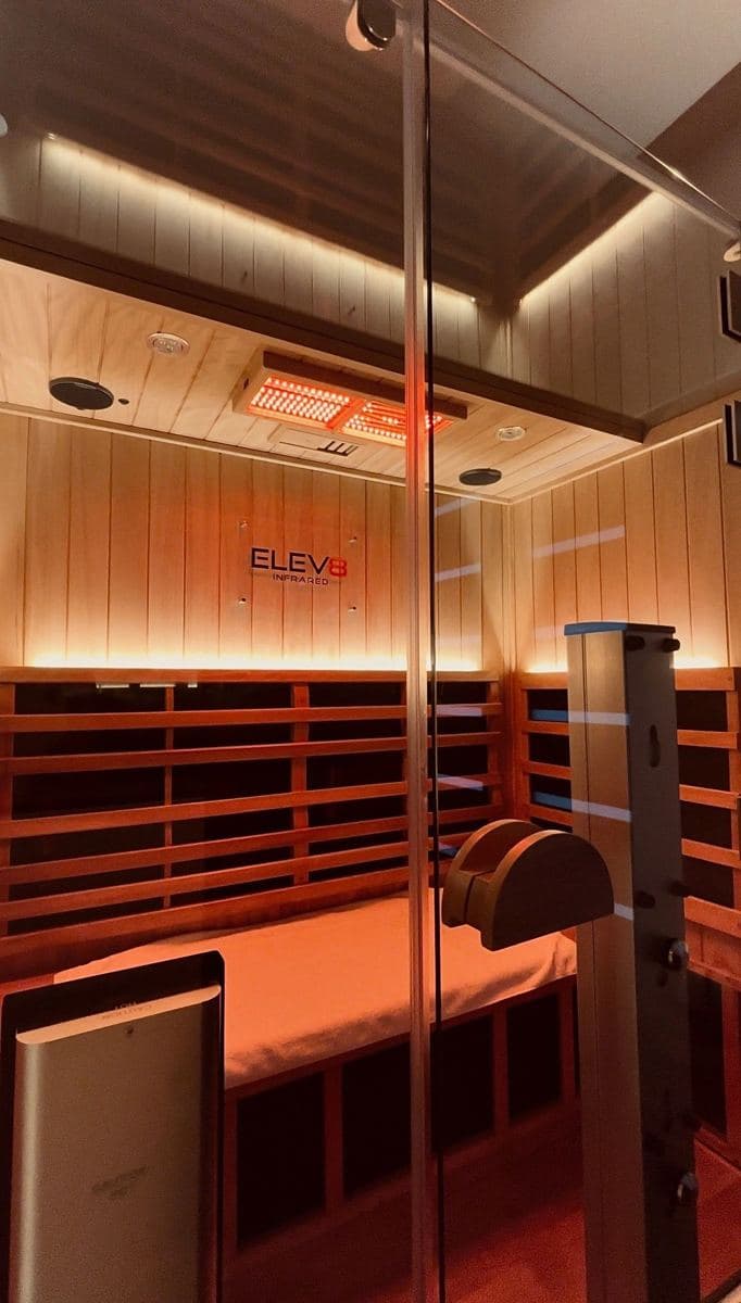 Elev8 Infrared Sauna Studio — studio branding, Los Angeles, CA