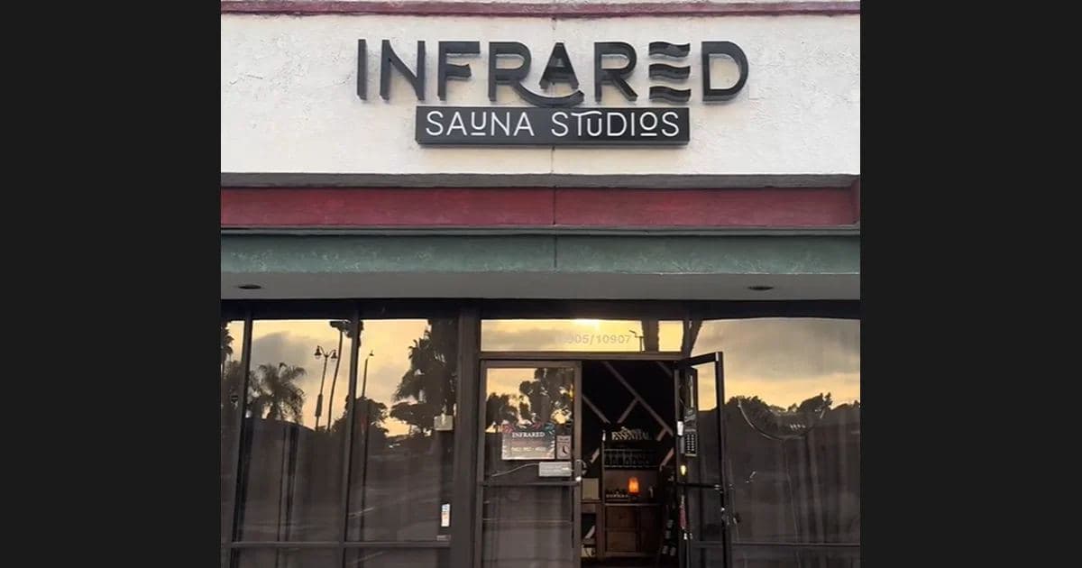 INFRARED Sauna Studios — studio branding, Los Alamitos, CA