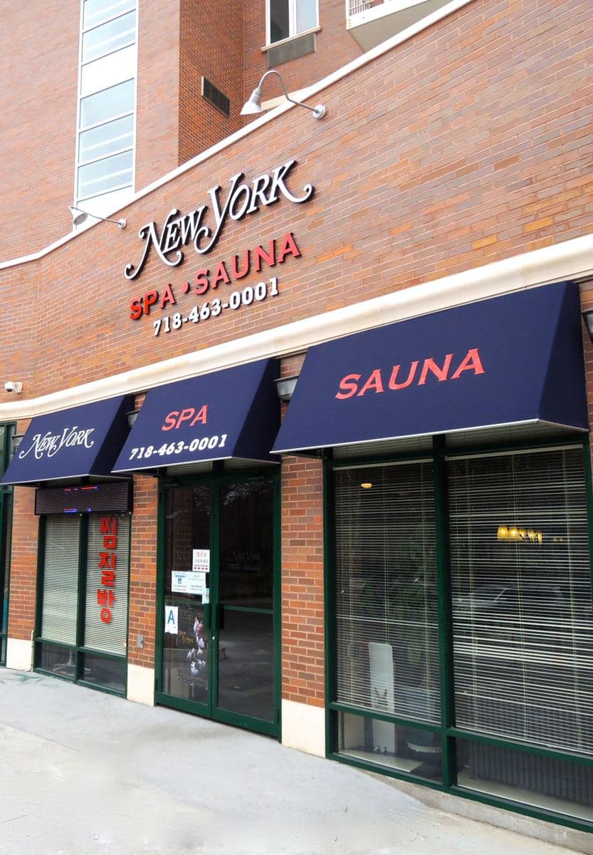 New York Spa & Sauna — studio branding, Flushing, NY
