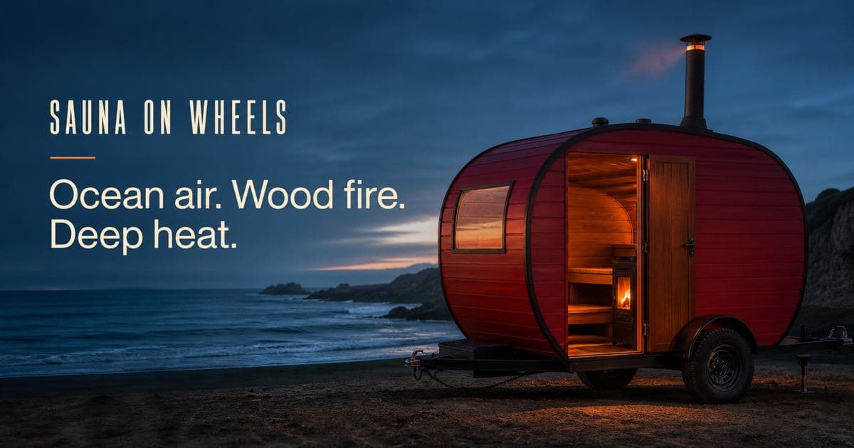Saunaonwheels — studio branding, Brea, CA