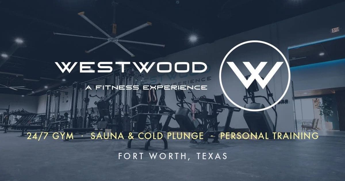WESTWOOD Fitness — studio branding, Fort Worth, TX